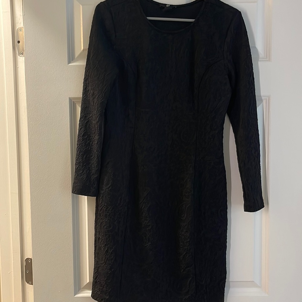 Black mini dress